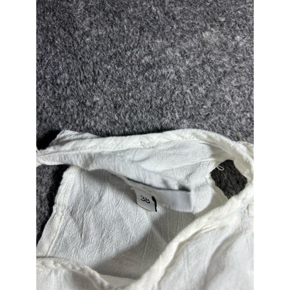 IRO Jedway‎ Bell-Sleeve Smocked Tiered Dress, Ecru Size 38 - Picture 6 of 10